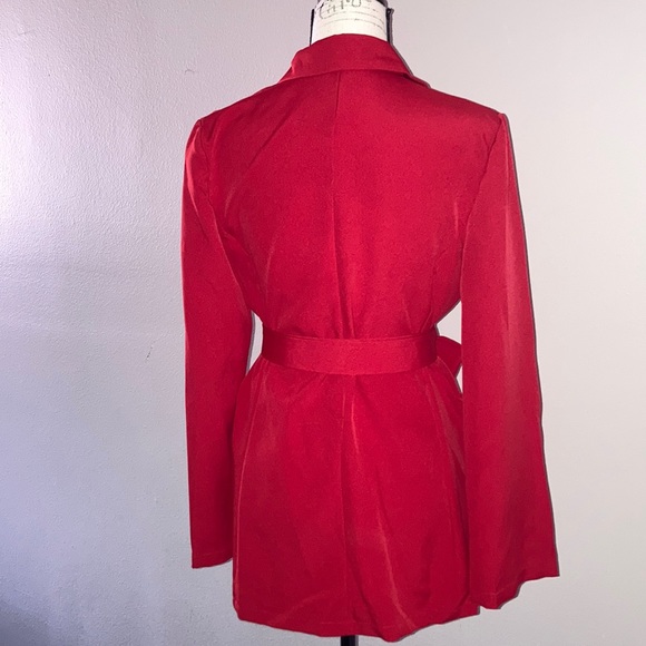 Red blazer duster - Picture 3 of 3